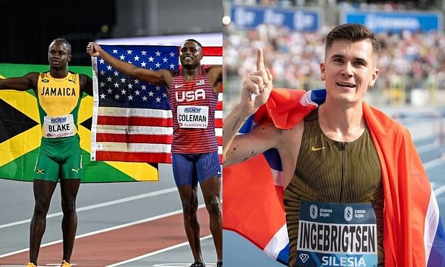 Ackeem Blake and Jakob Ingebrigtsen