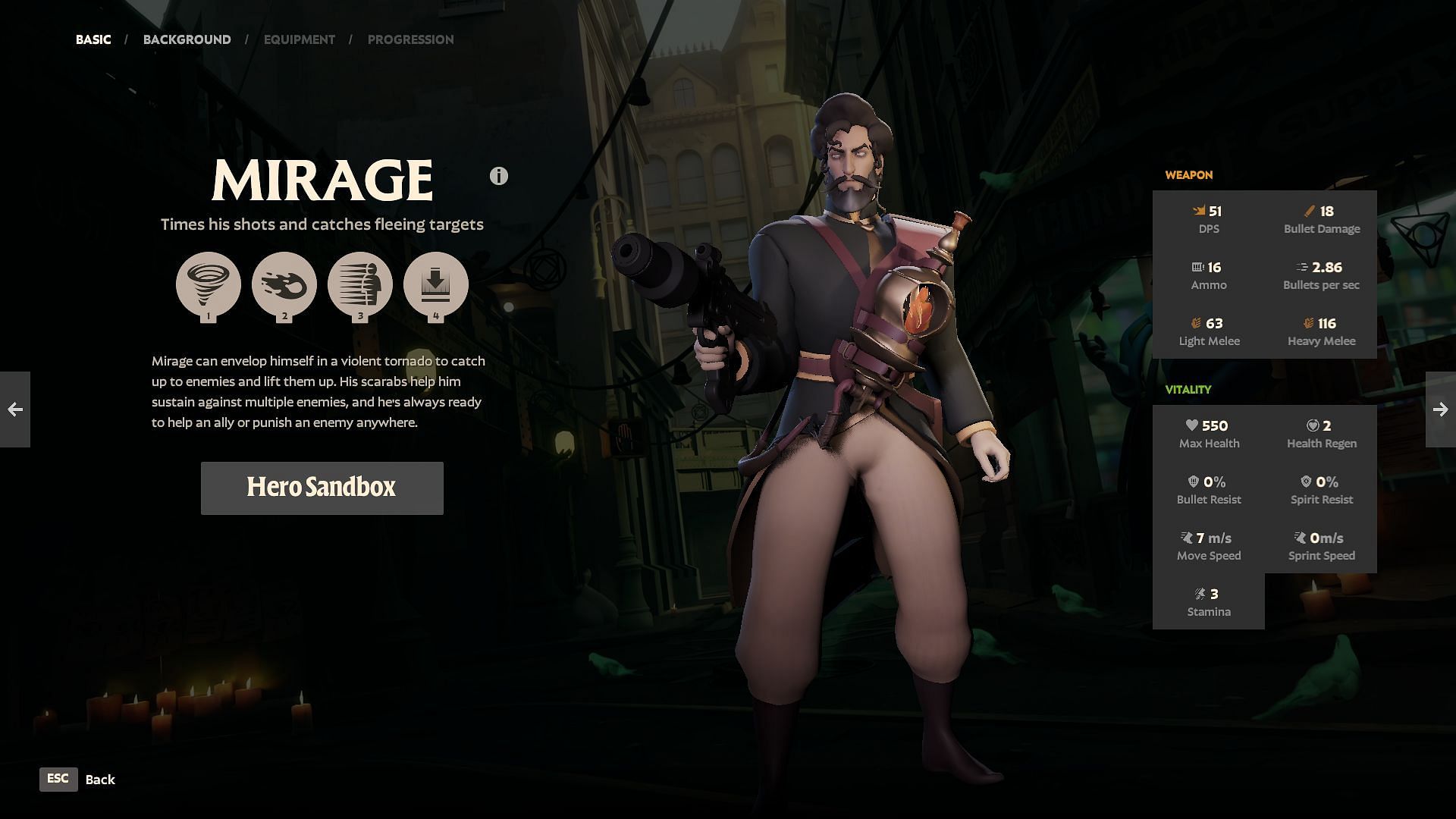 Mirage in Deadlock (Image via Valve)