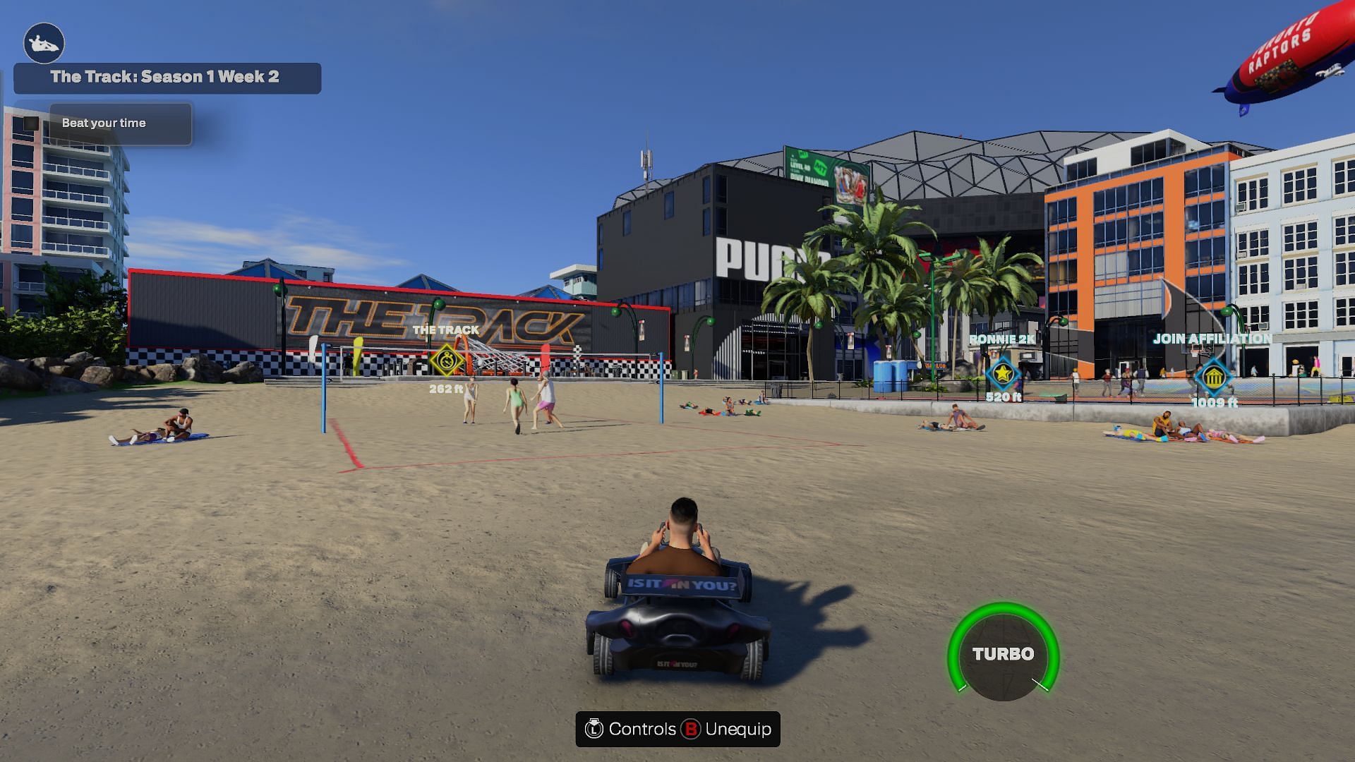 NBA 2K25's Park (Image via 2K)