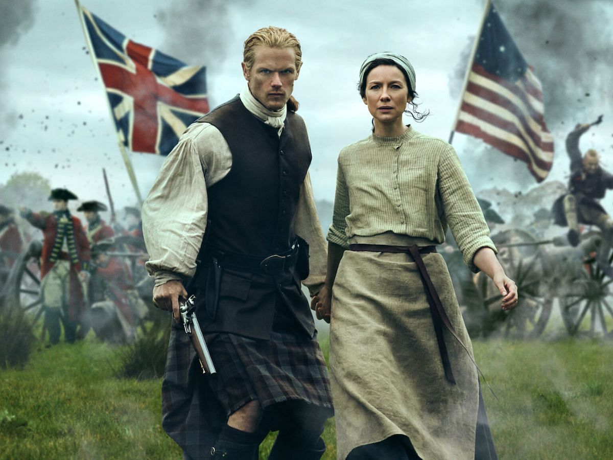 Still from Outlander (Image via Netflix)