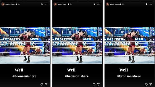 Theory sends message to Reed on Instagram.