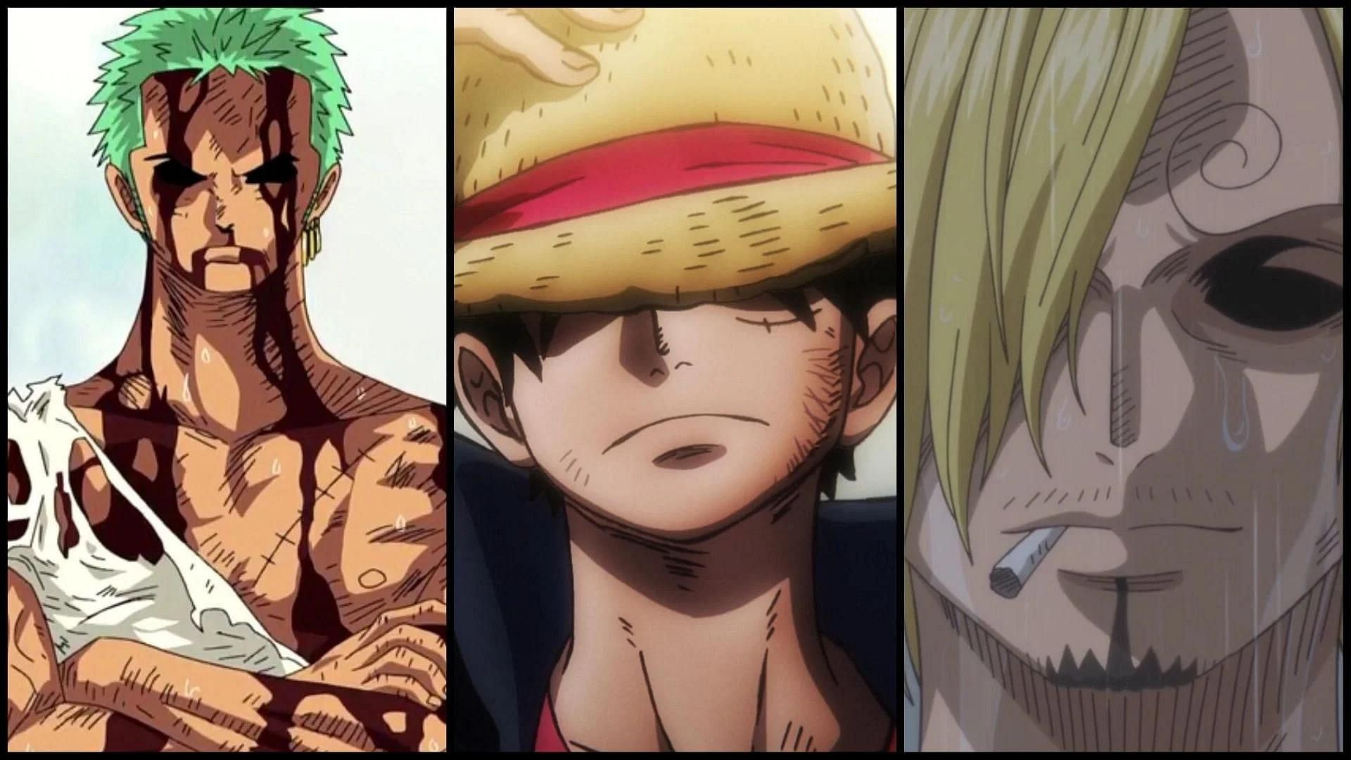 The Monster Trio as shown in the anime series (Images via Toei Animation)