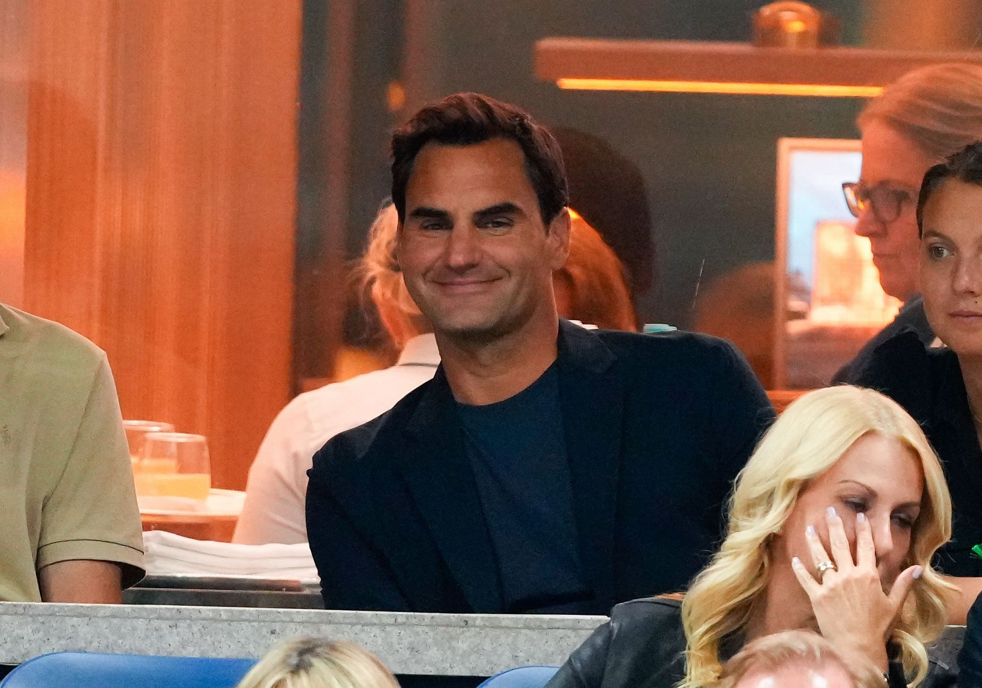 Roger Federer at the 2024 US Open (Image: Getty)