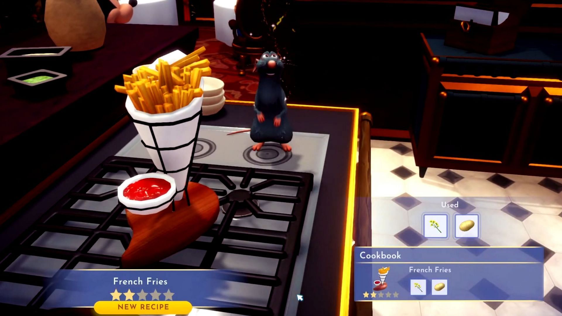 How to make French Fries in Disney Dreamlight Valley (Image via Gameloft)