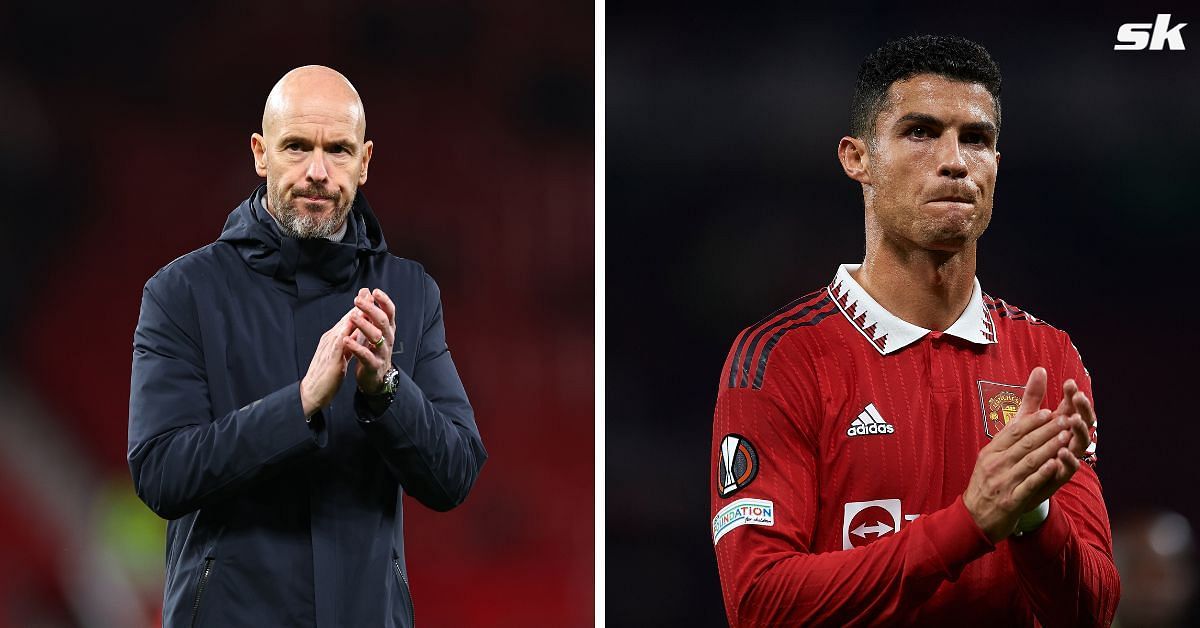 Erik ten hag and Cristiano Ronaldo fell out at Manchester United