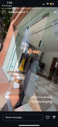 Loreal Sarkisian’s Instagram story