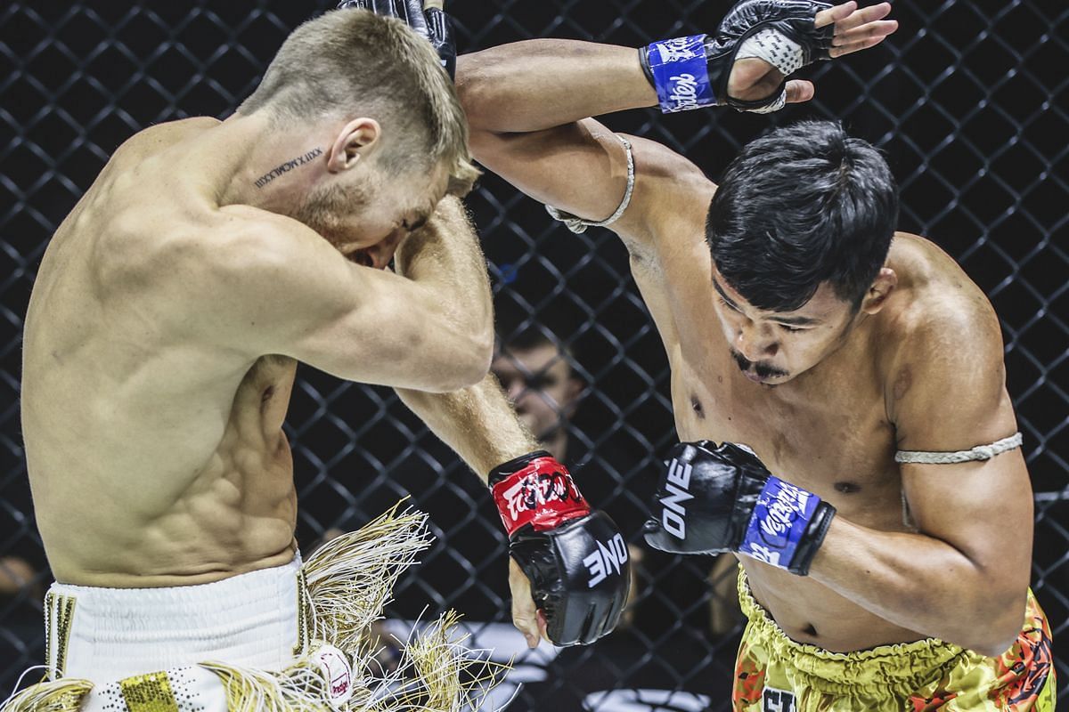 Superlek delivered a one-shot knockout against Jonathan Haggerty at ONE 168: Denver. [Photo via: ONE Championship]