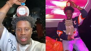 "Messy for replying to it"- Internet users criticize Boston Richey as rapper responds to viral pictures of Tatiana and Lil Tjay