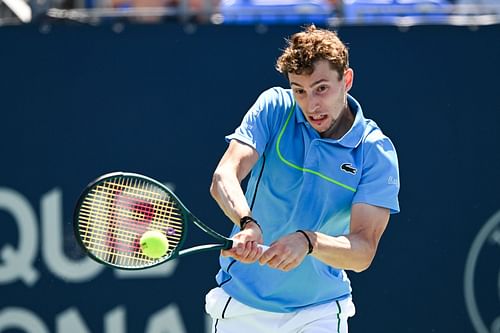 Ugo Humbert in action at the Canadian Open (Image Source: Getty)