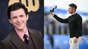 WATCH: Tom Holland apologizes to Rory McIlroy as they greet at the 2024 BMW Championship