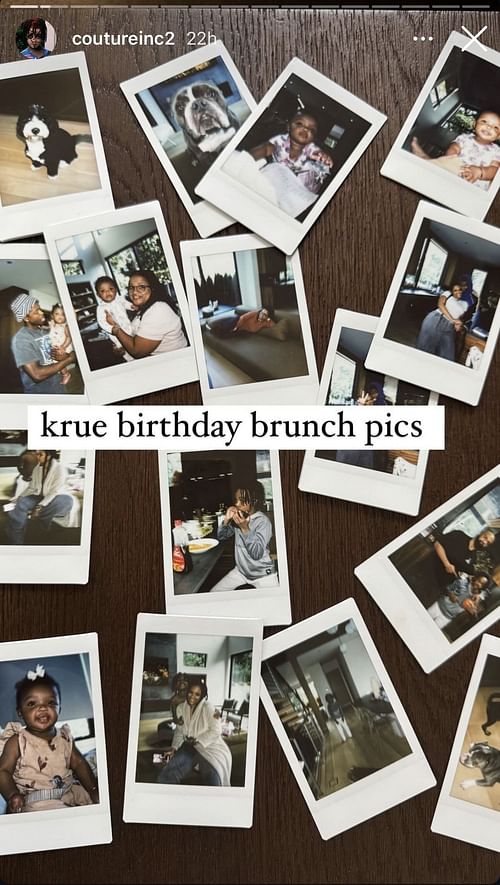 Anthony Edwards' girlfriend shared birthday brunch pictures of Krue