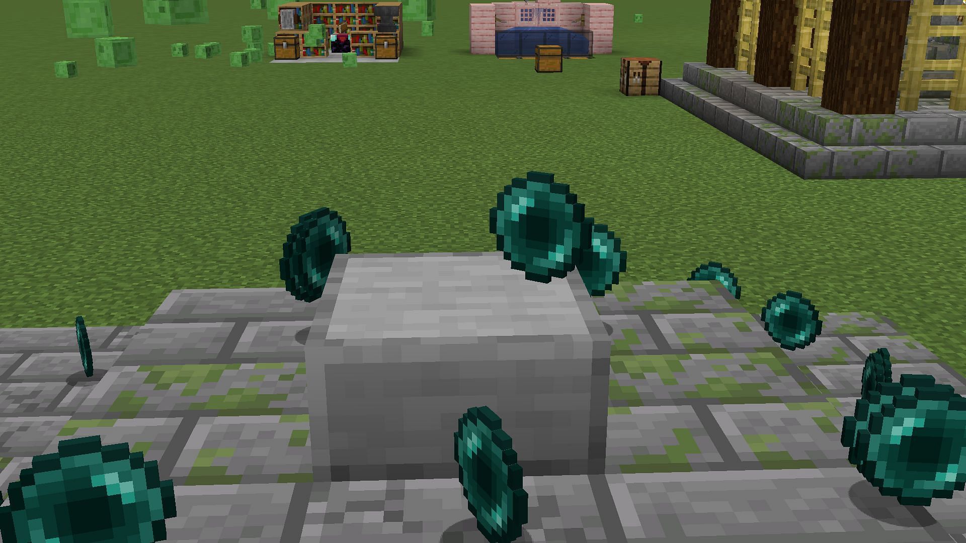 Ender pearls are easiest to get in large numbers after killing the dragon (Image via Mojang)