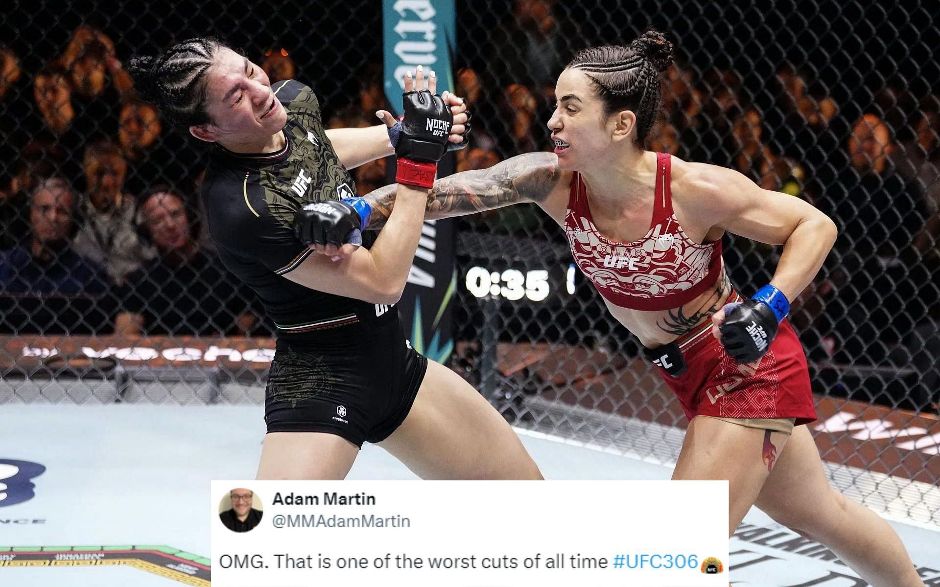 Irene Aldana came up short at Noche UFC 306 [Image courtesy: Getty]