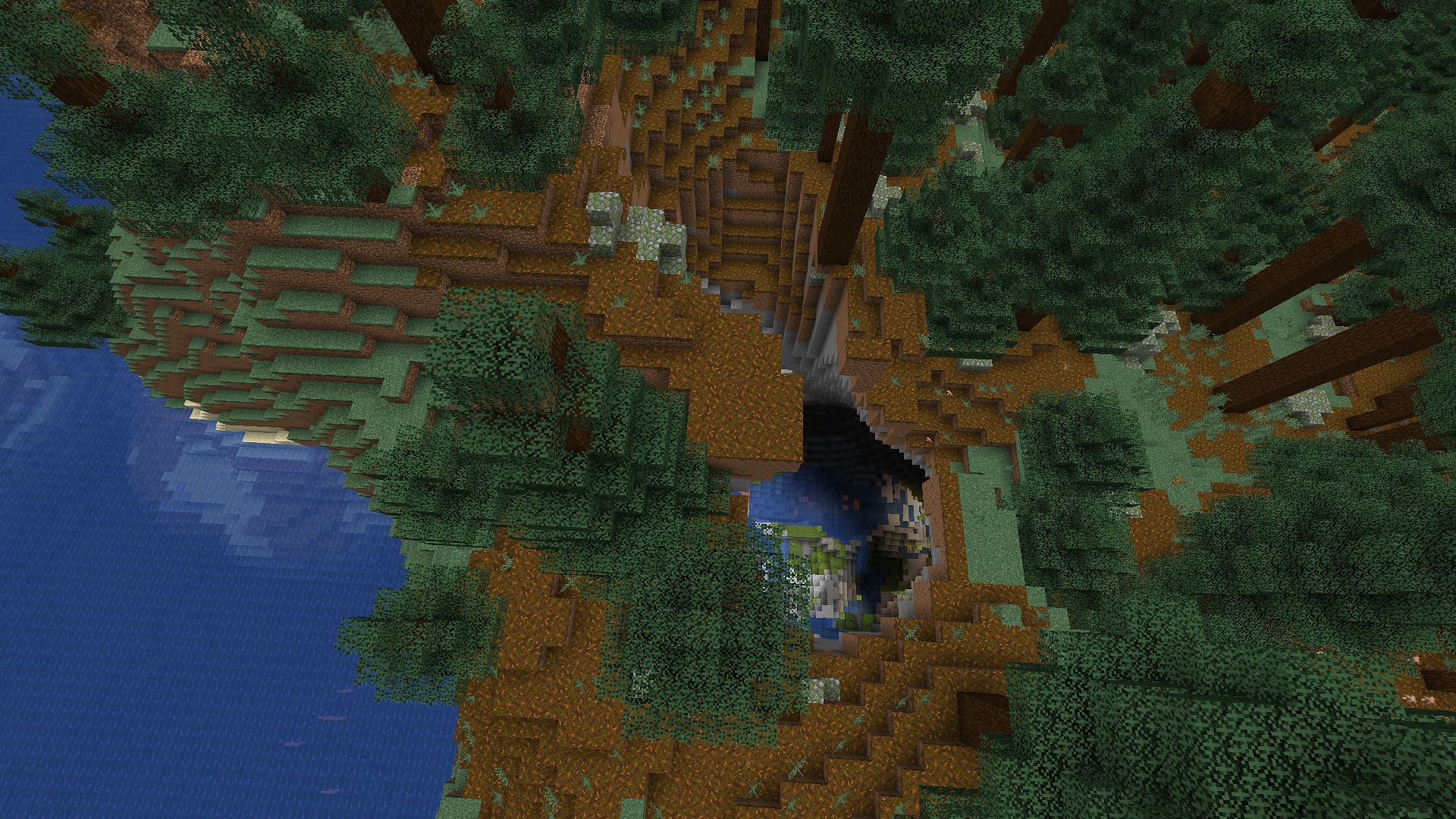 Podzol spawns in taiga biomes (Image via Mojang)