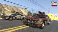 The Grand Theft Auto 5 Online player base also uses vehicles for player vs. player combats (Image via Rockstar Games)