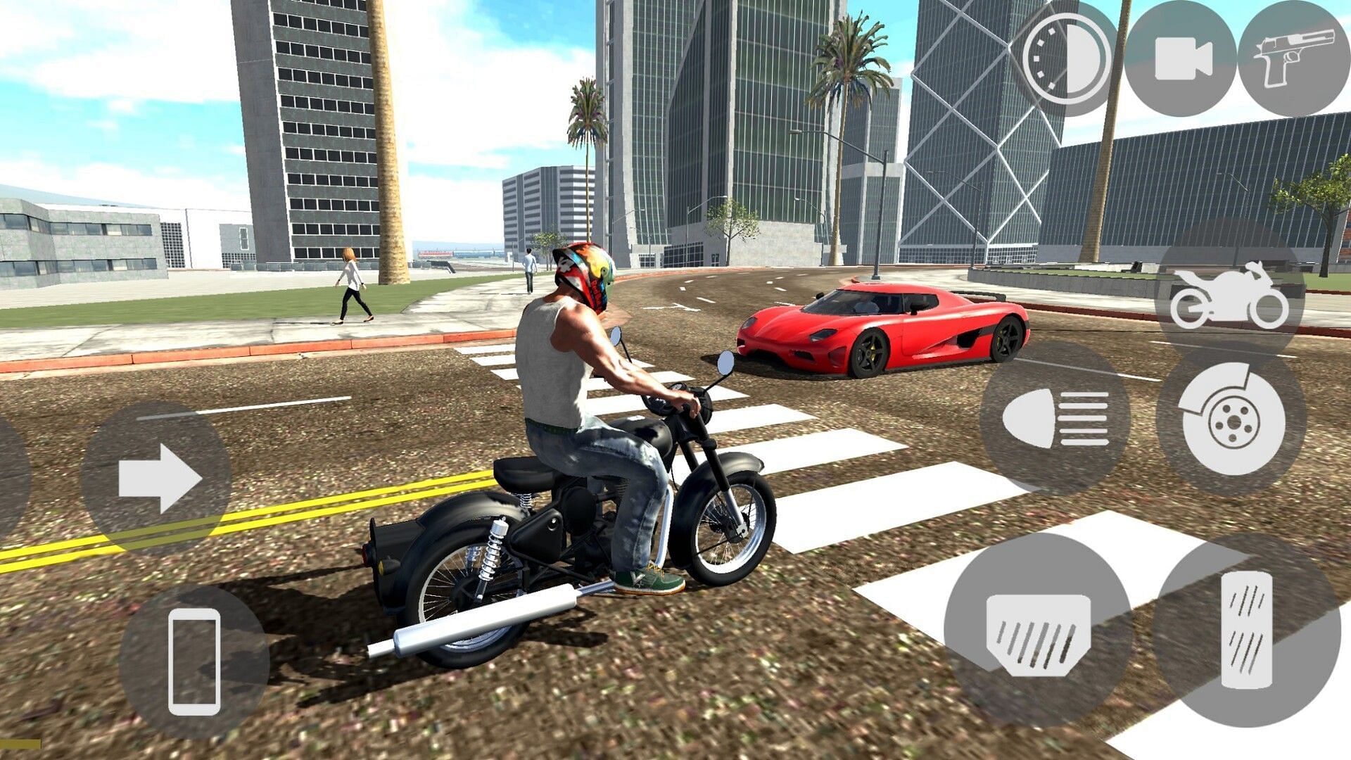 Riding a bike (Image via Rohit Gaming Studio)