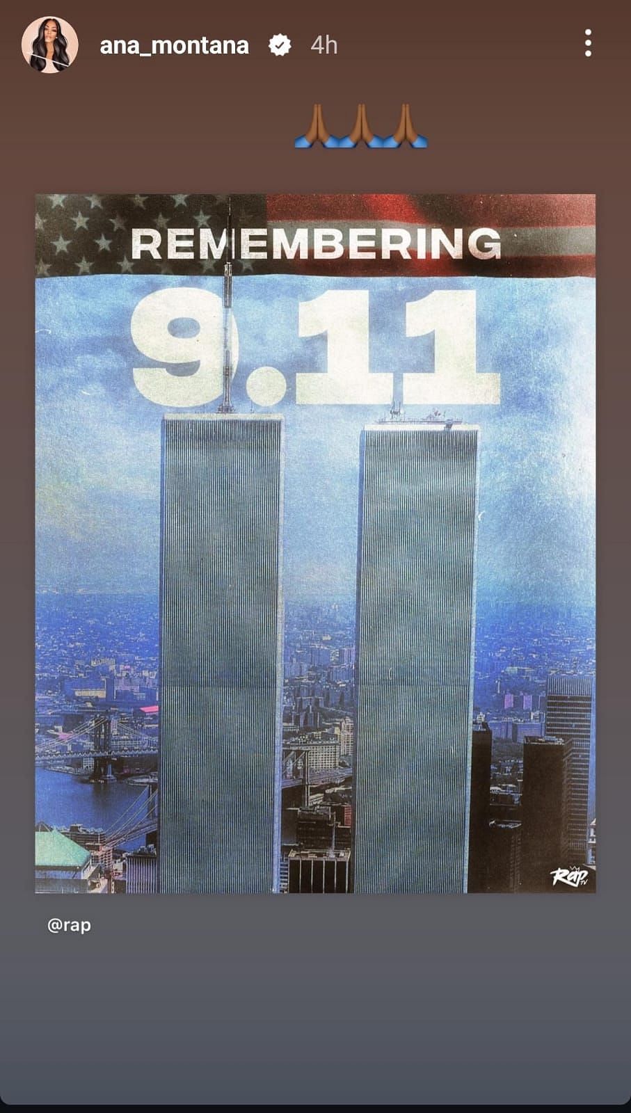 LaMelo Ball's girlfriend Ana Montana shared a heartfelt tribute to 9/11 victims.