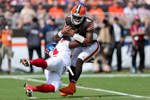 Deshaun Watson at Giants at Browns - Source: Getty