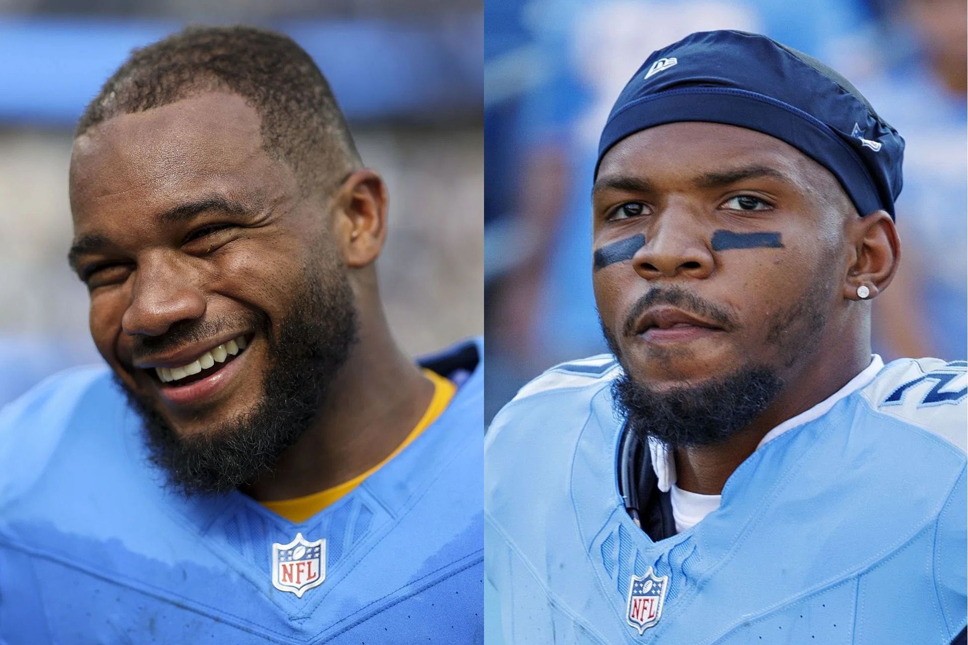 J.K. Dobbins - L and Tony Pollard - R (Collage Images Credit: Getty)