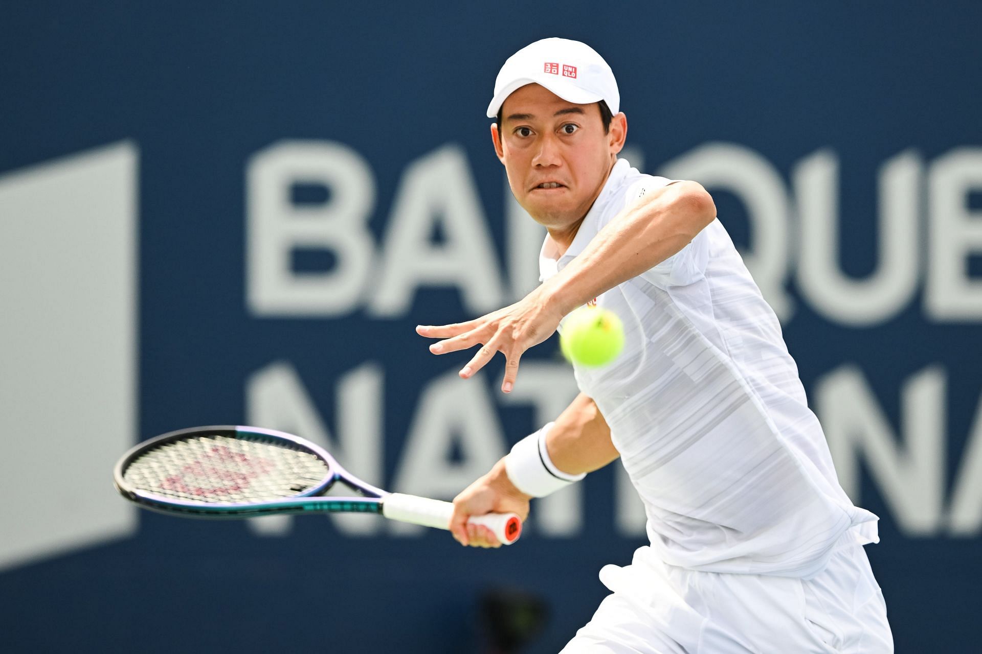 Kei Nishikori at the Canadian Open 2024. (Photo: Getty)