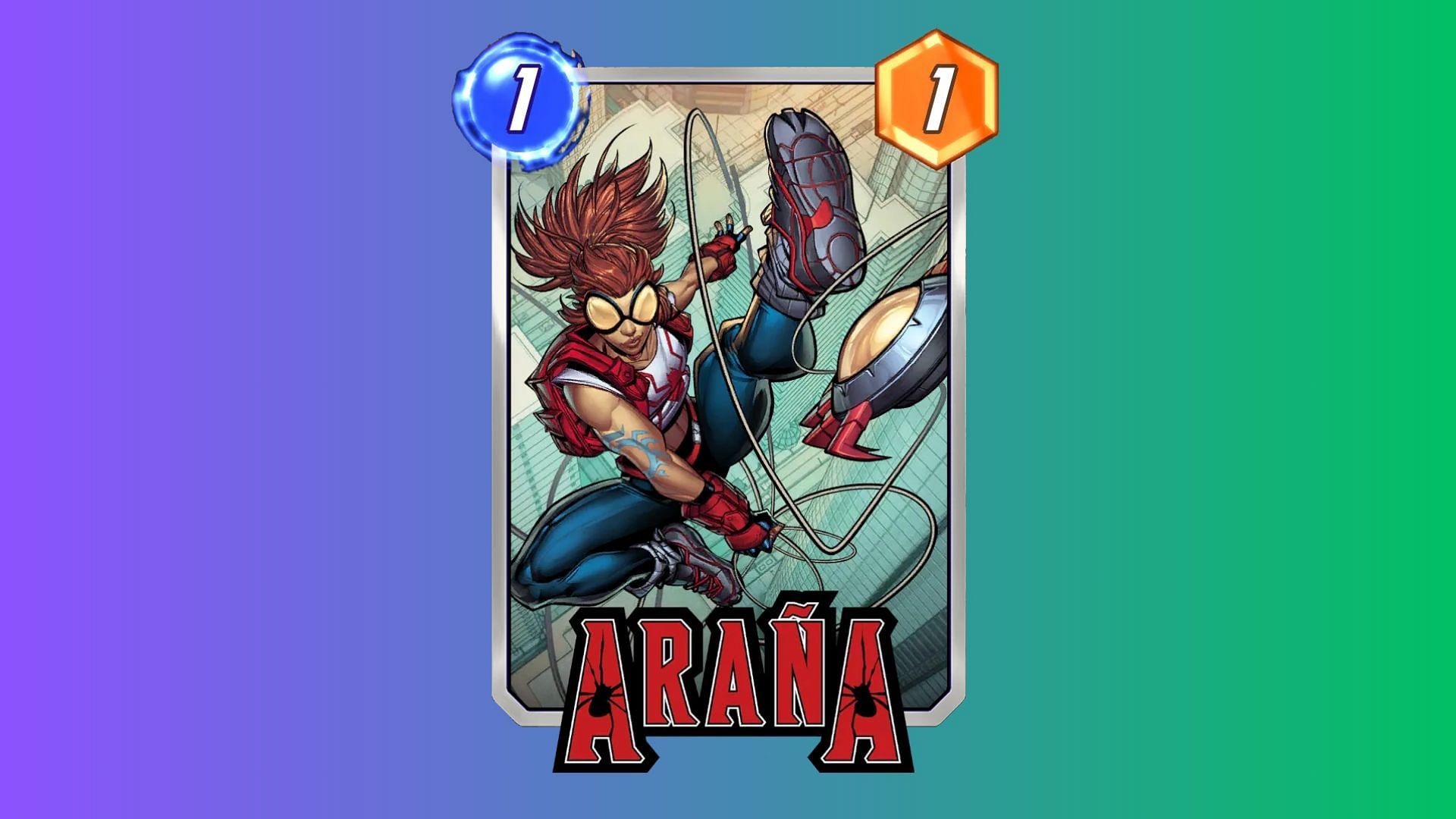 Arana is the latest to be revealed in the Marvel Snap spotlight (Image via Nuverse)