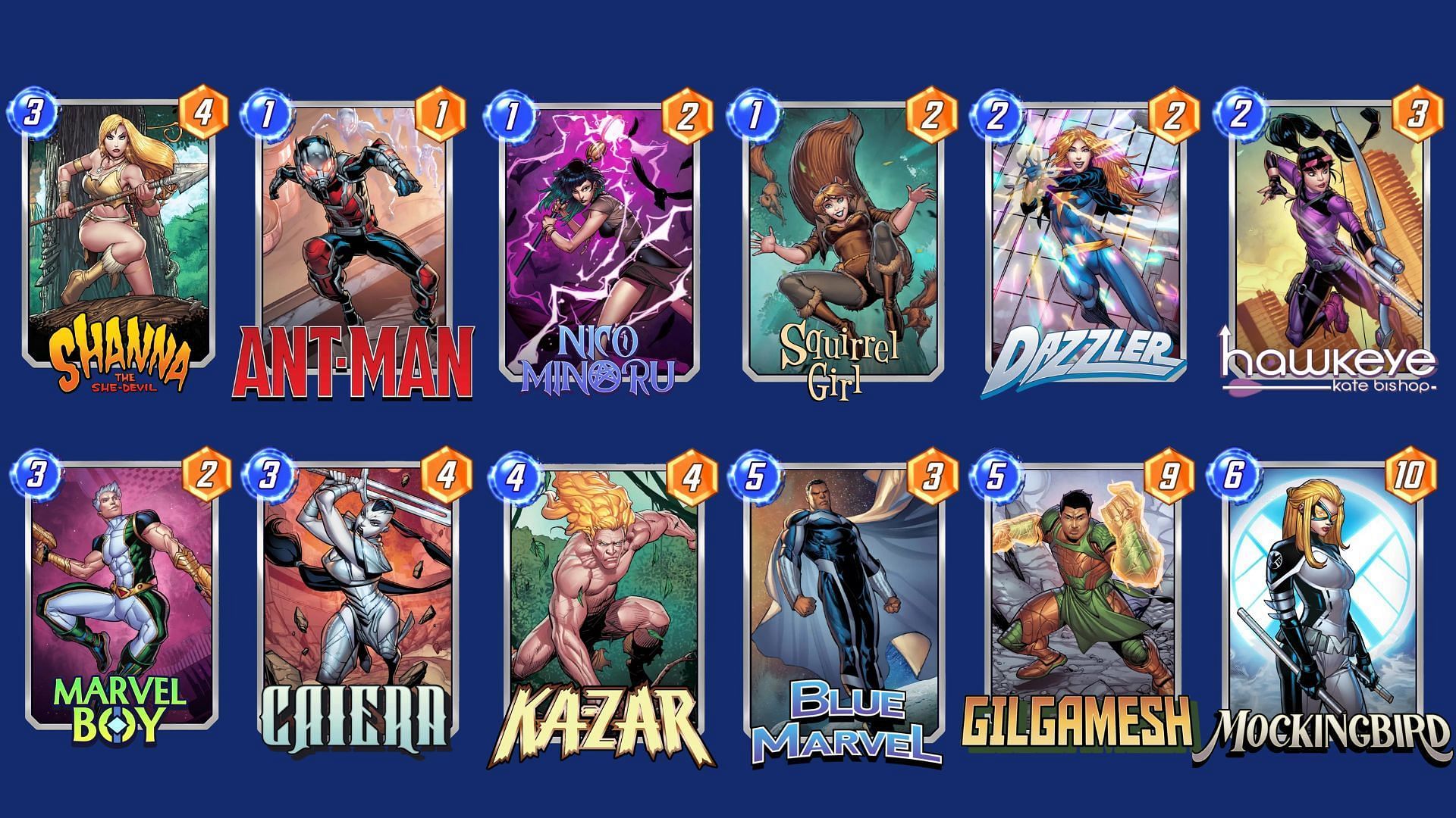 The Zoo Deck in Marvel Snap (Image via Nuverse)