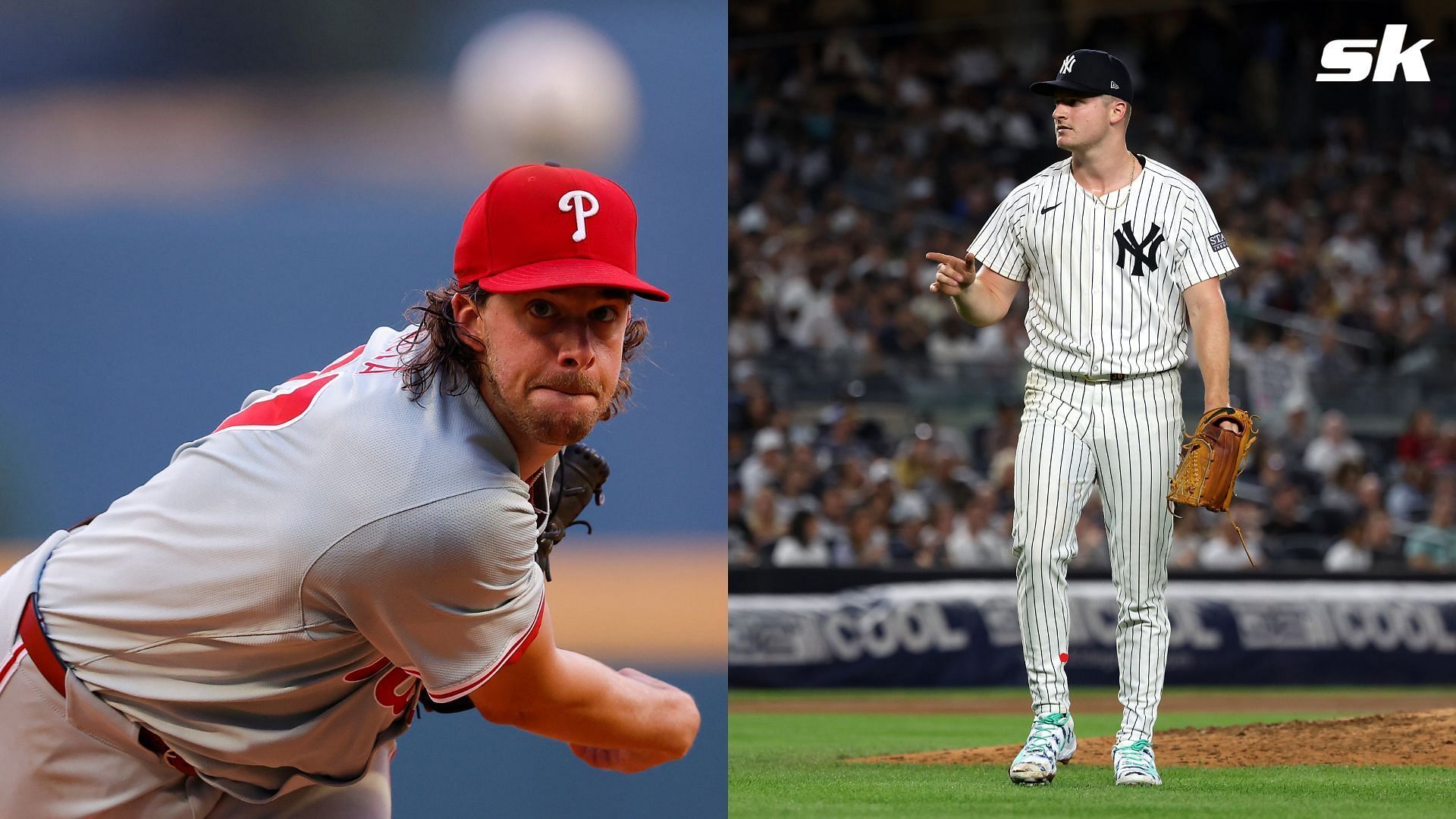 Aaron Nola and Clarke Schmidt headline the top MLB strikeout prop leaders for September 29