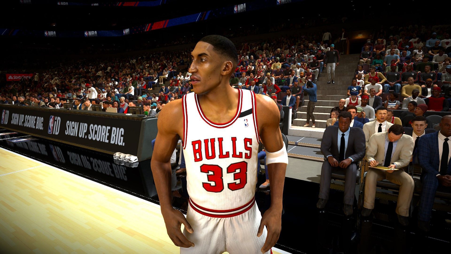 Pippen&#039;s character model in NBA 2K25 (Image via 2K Games)