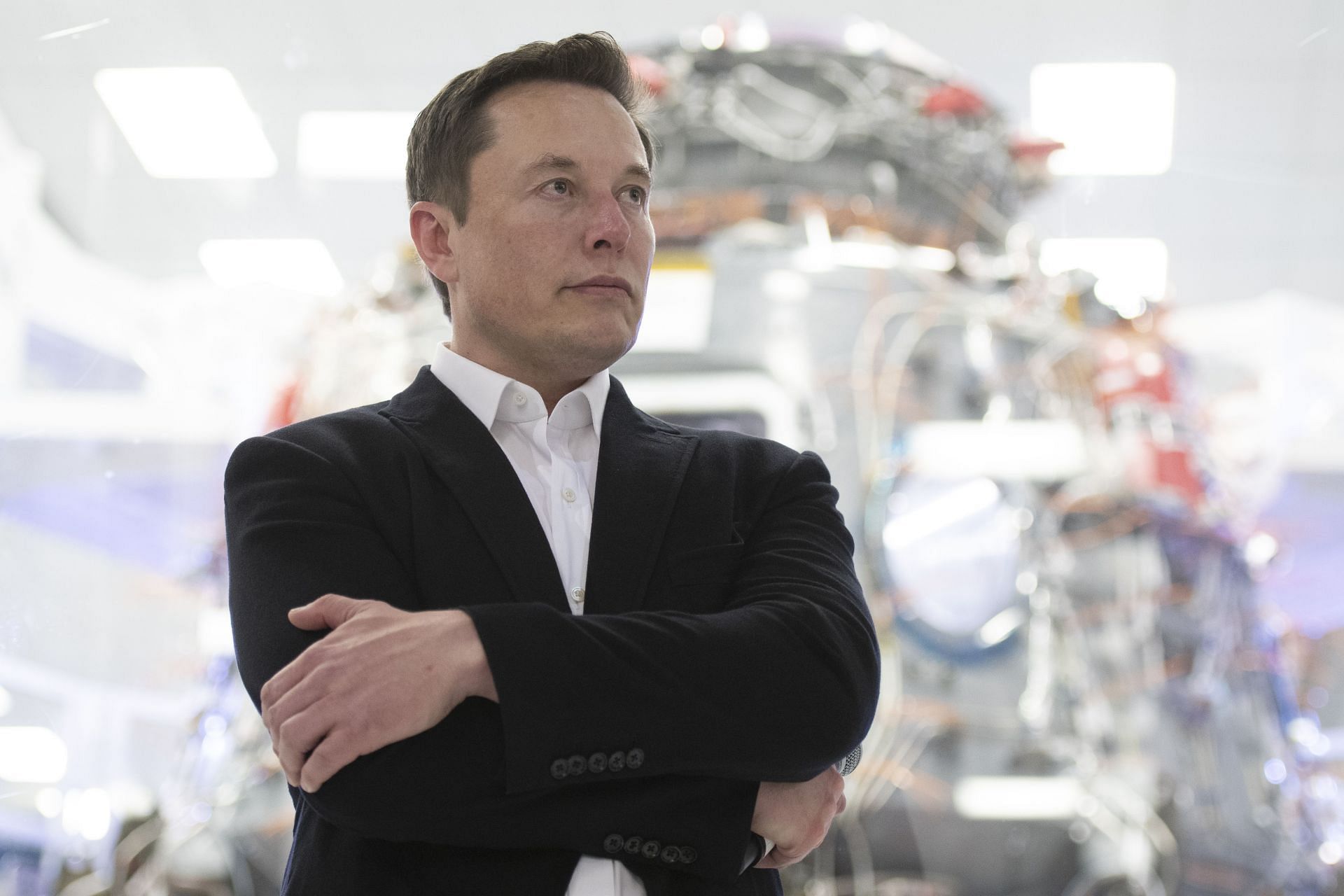 Elon Musk At SpaceX Headquarters - Source: Getty