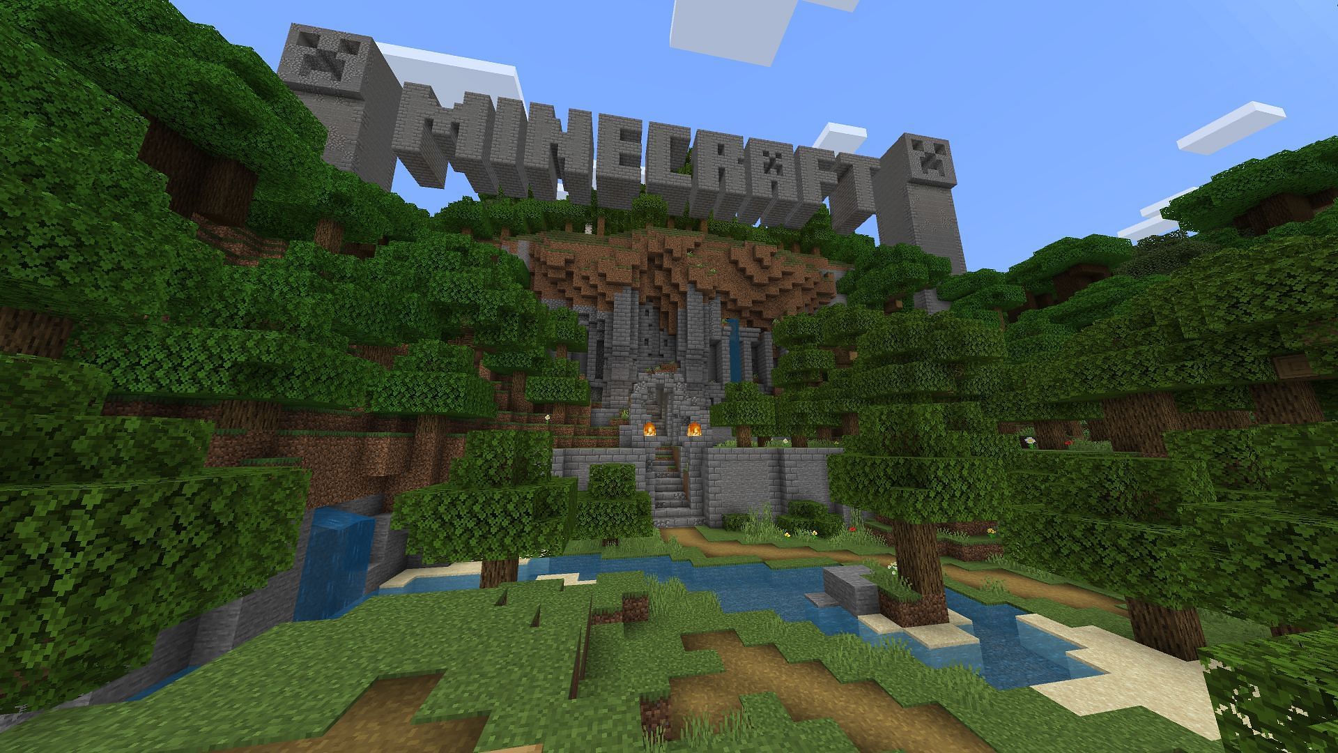 Tutorial world TU46 in Bedrock Edition (Image via Mojang)