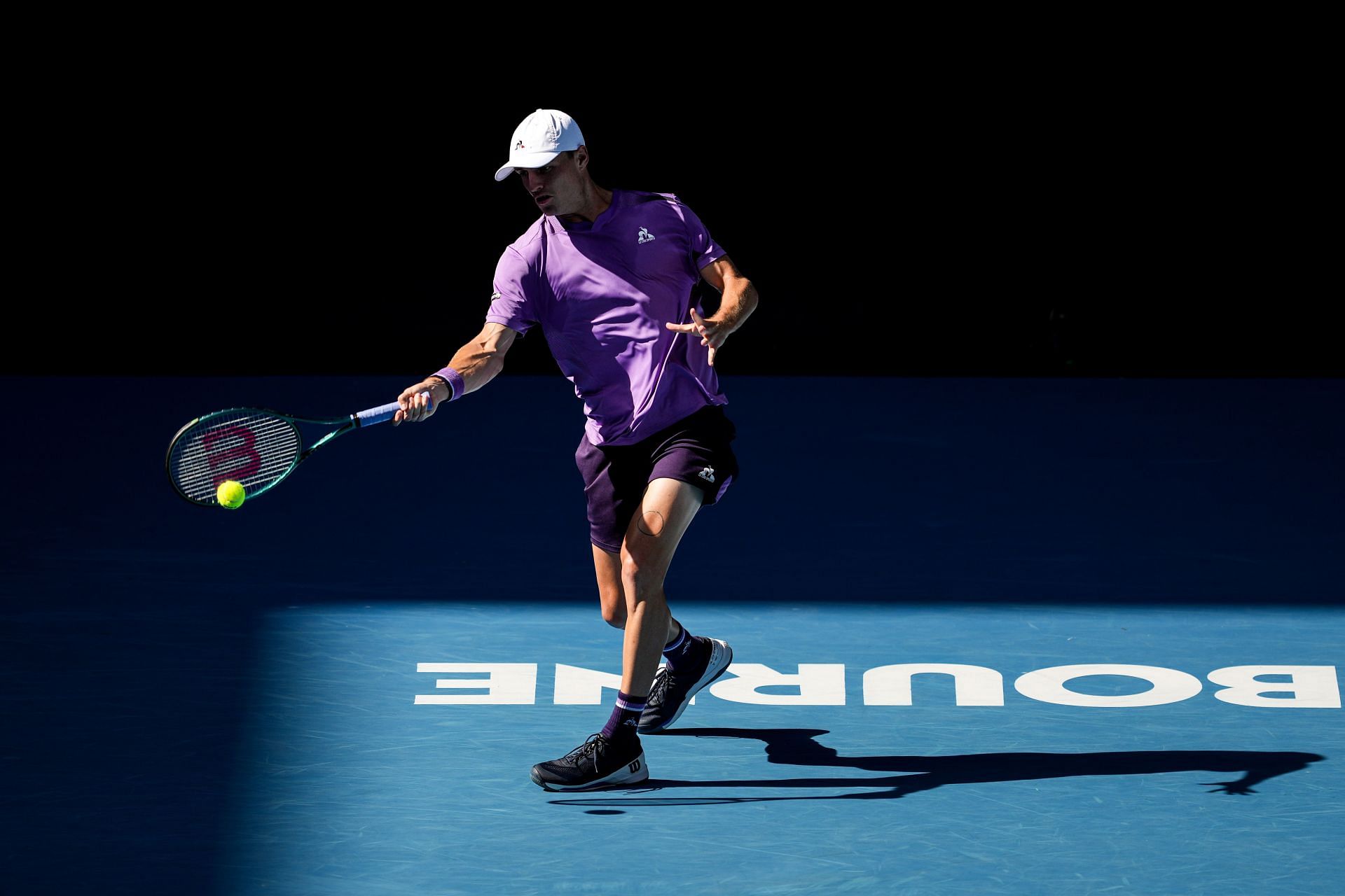 Christopher O&#039;Connell in action at the Australian Open (Picture: Getty)