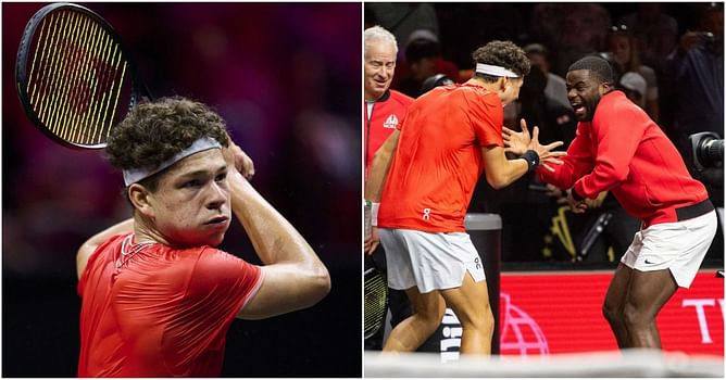 WATCH: Ben Shelton and Frances Tiafoe high-spiritedly celebrate Team World's win against Daniil Medvedev on final day of Laver Cup