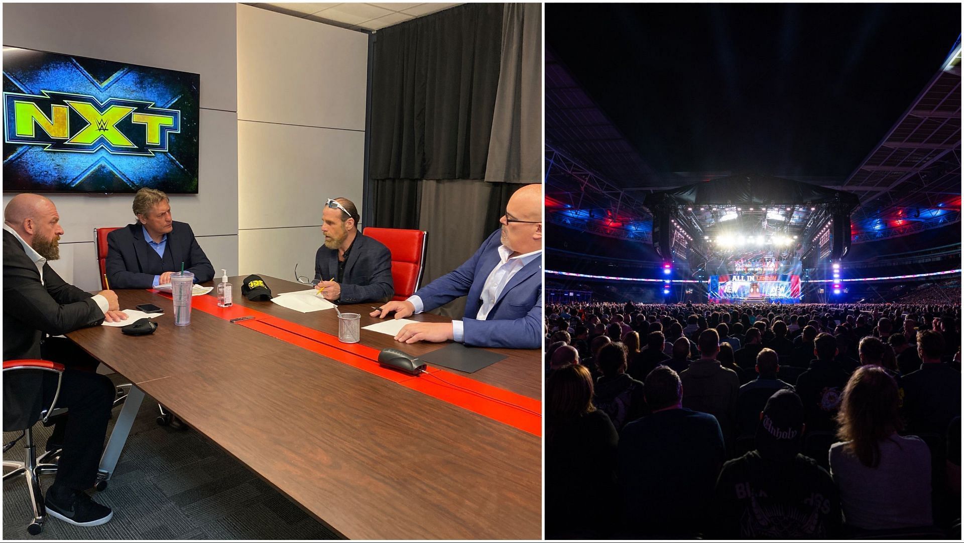 WWE officials discussing plans, AEW fans attend All In 2024