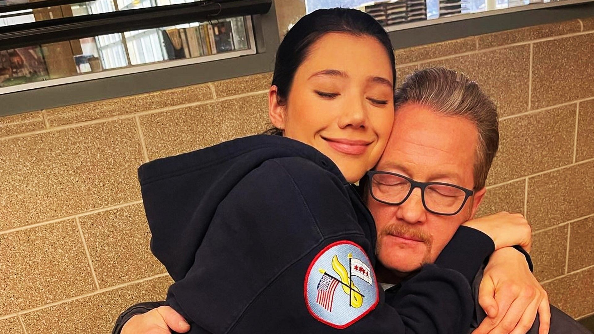 Miranda Rae Mayo and Christian Stolte (Image via Instagram/@mrmayo)