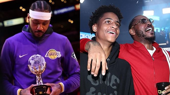 "It's a great feeling": Carmelo Anthony's son Kiyan Anthony once spoke out on his father's retirement from NBA