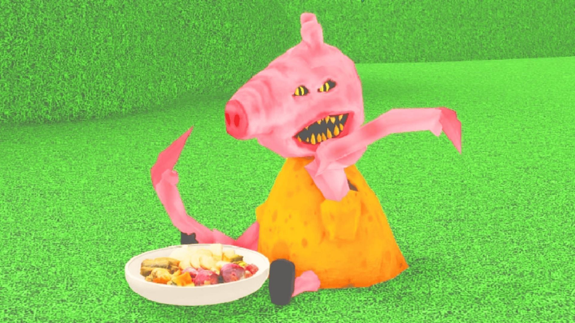 Official cover for Hungry Pig (Image via Roblox)