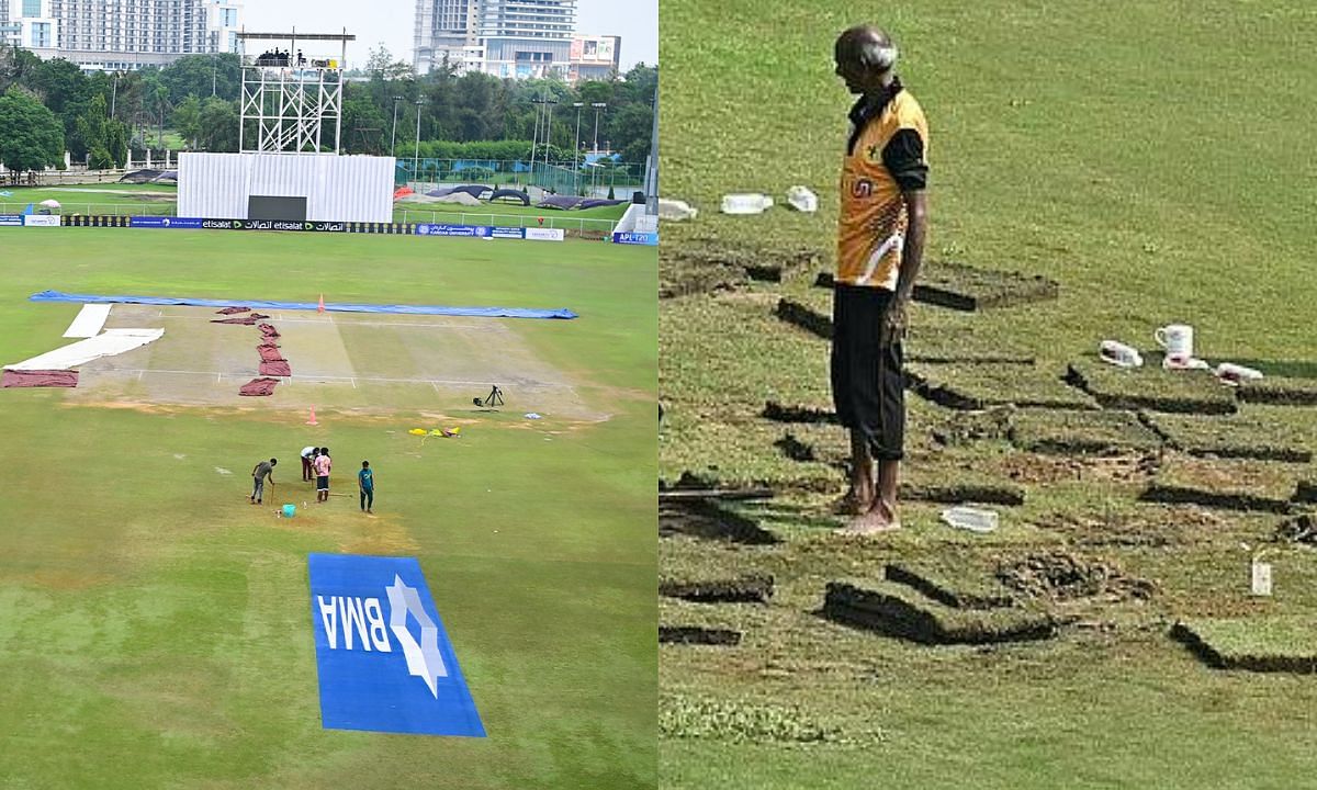 नोएडा स्टेडियम (Photo Credit - @ACBofficials/@mufaddal_vohra)