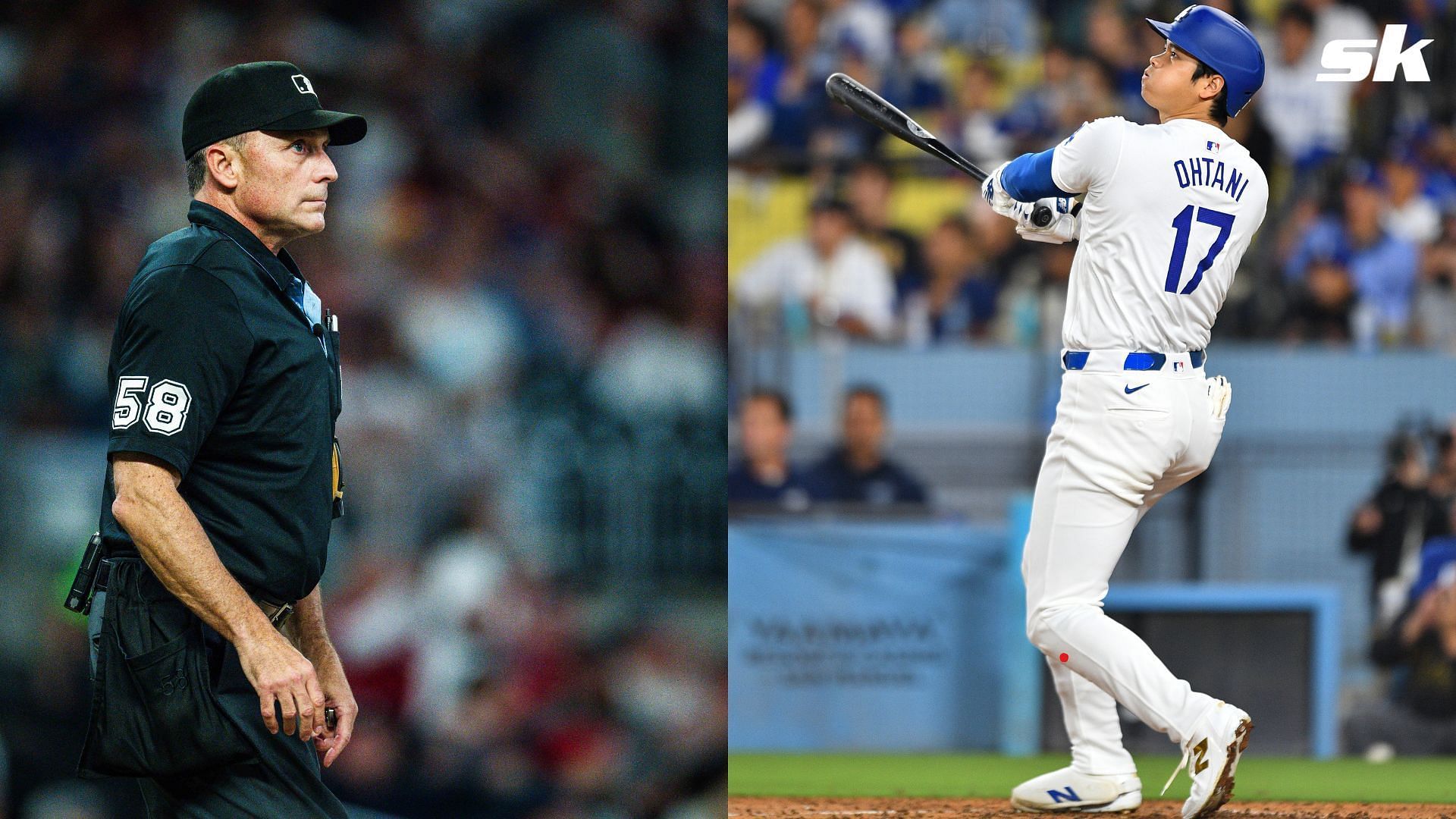 Umpire Dan Iassogna has caught online attention for his composure during Shohei Ohtani