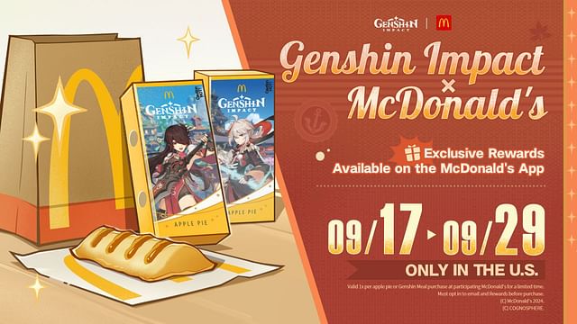 Genshin Impact x McDonald&rsquo;s collab date, duration, rewards and 