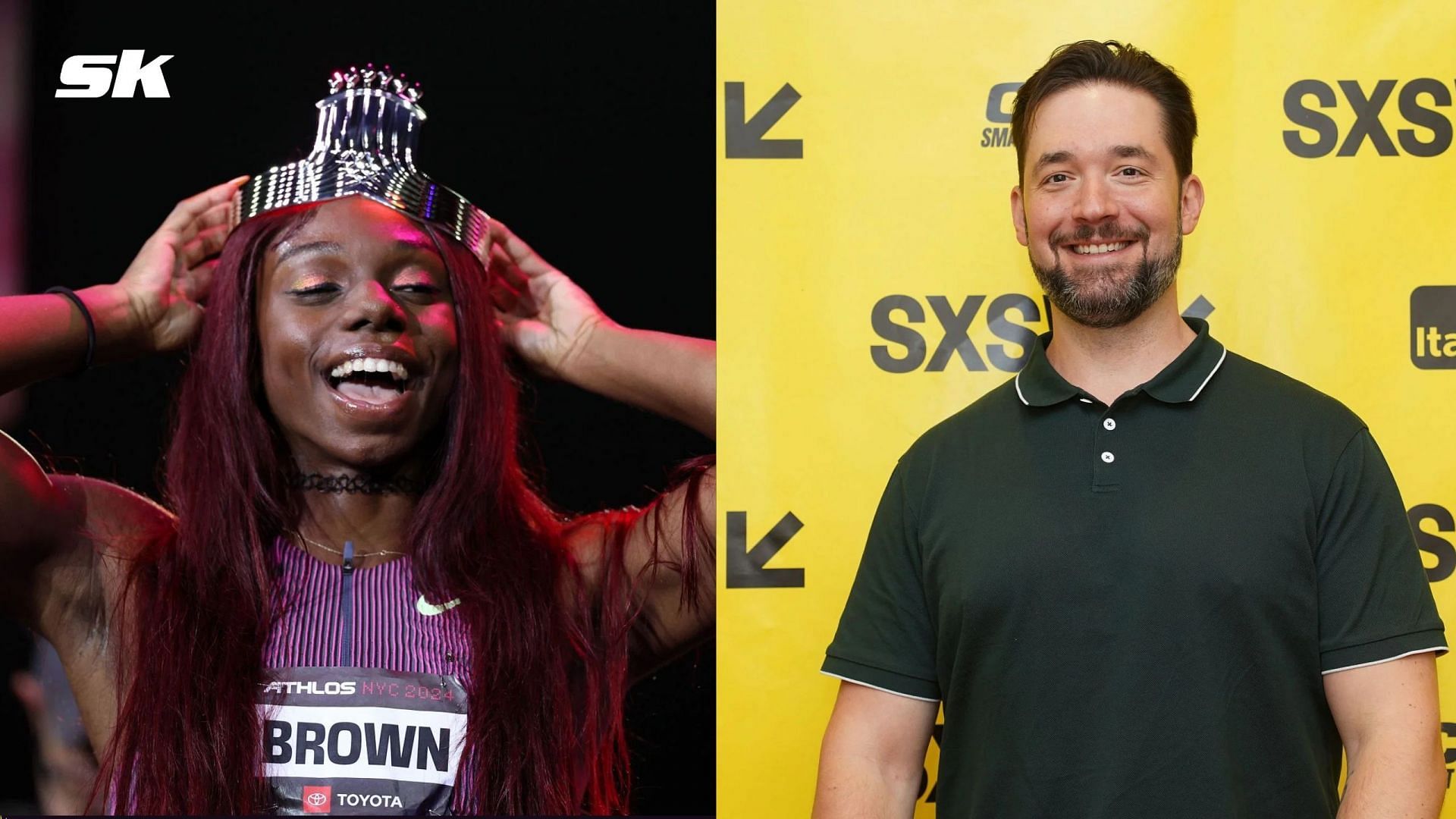 Brittany Brown and Alexis Ohanian 