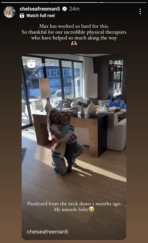 (Image source - Chelsea Freeman's IG)