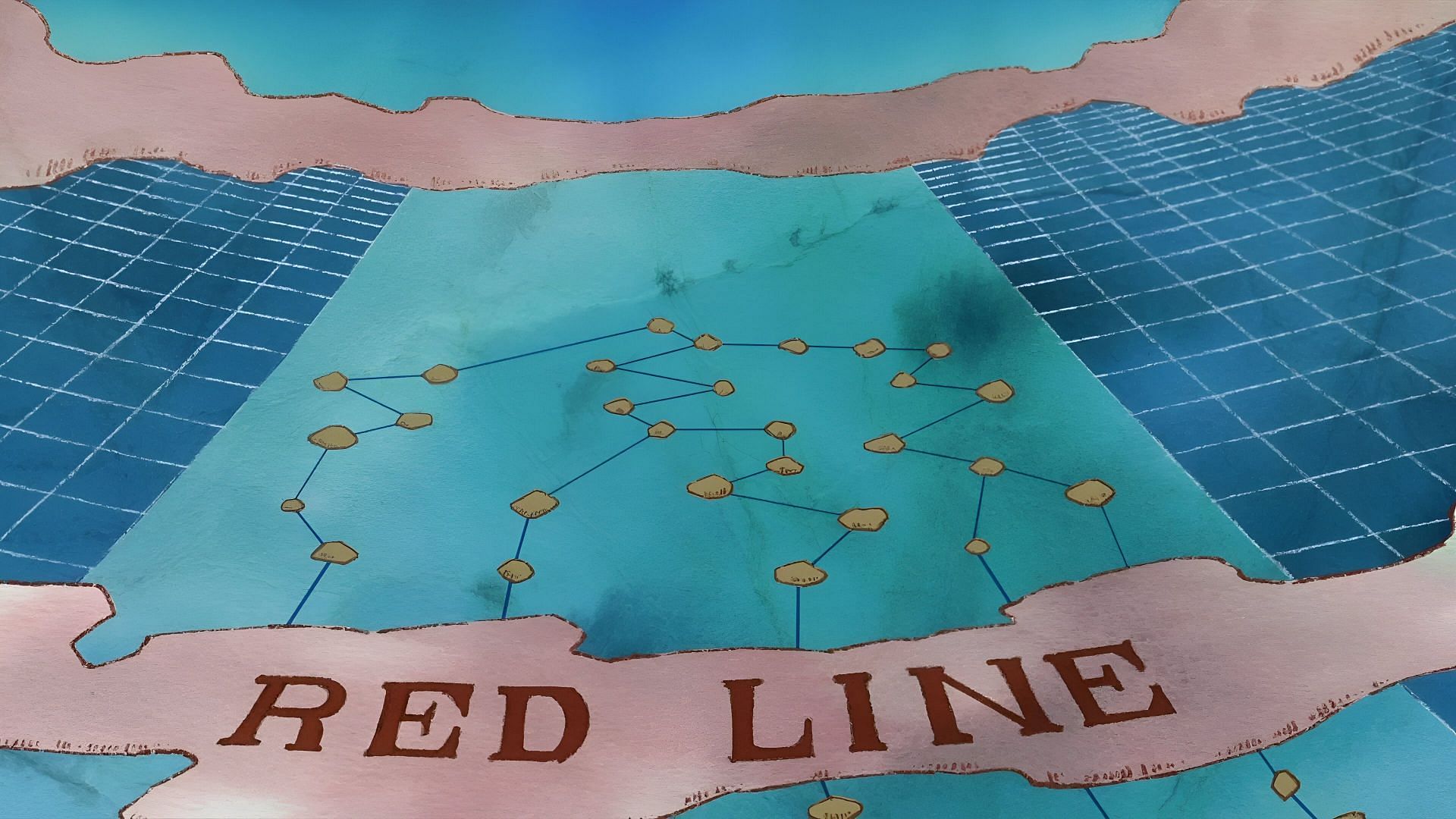 The Grand Line as seen in the anime (Image via Toei Animation)