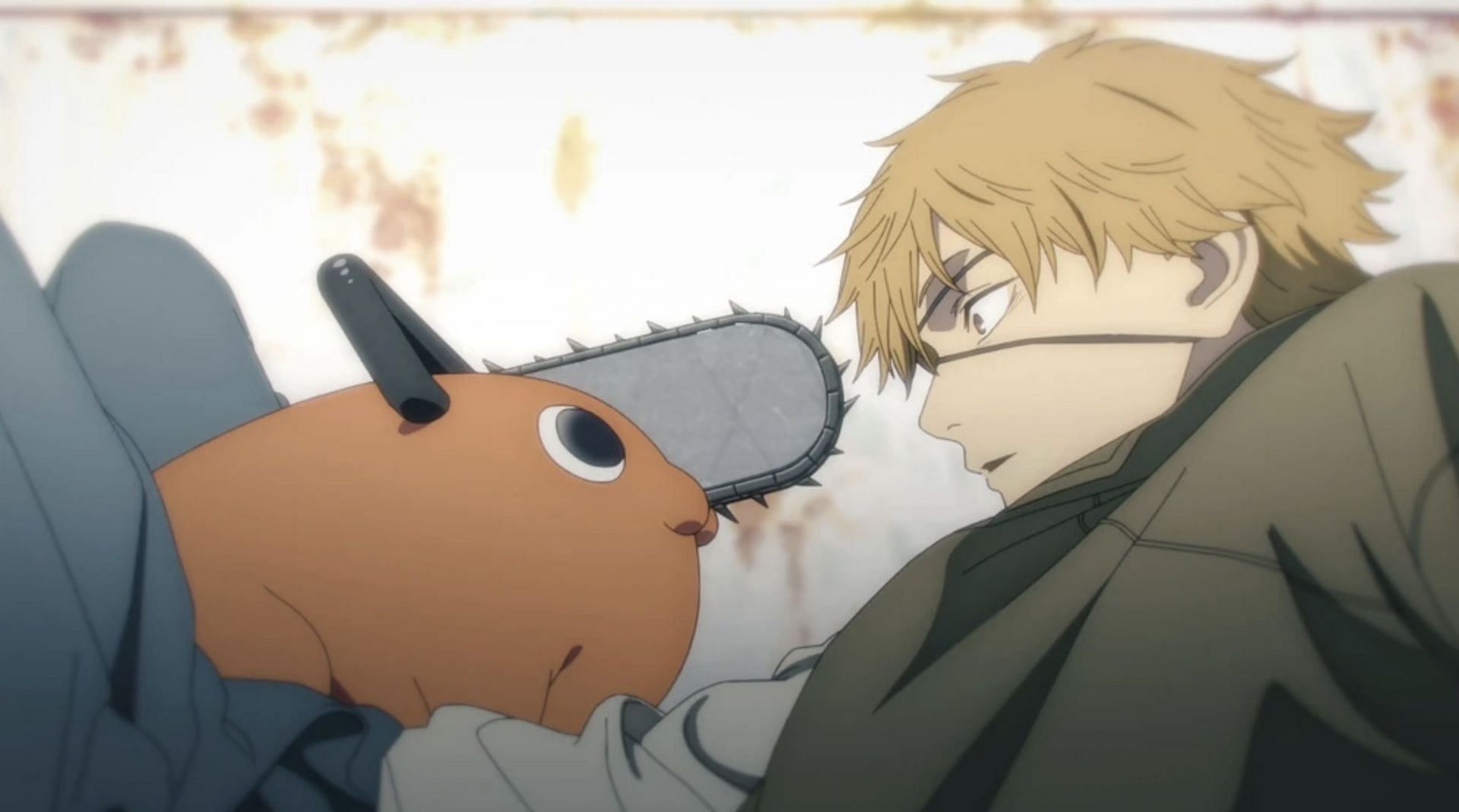 Pochita and Denji as seen in anime (Image via MAPPA)