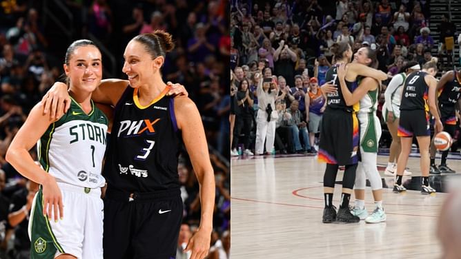 “That UConn love is real”: Huskies fans react to Nika Muhl and Diana Taurasi’s heartwarming snap from Seattle vs. Phoenix game