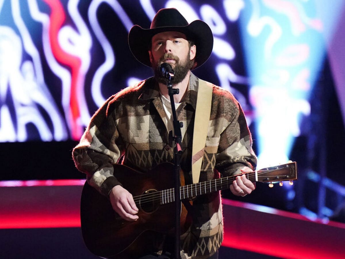 Jake Tankersley of The Voice season 26 (image via NBC)