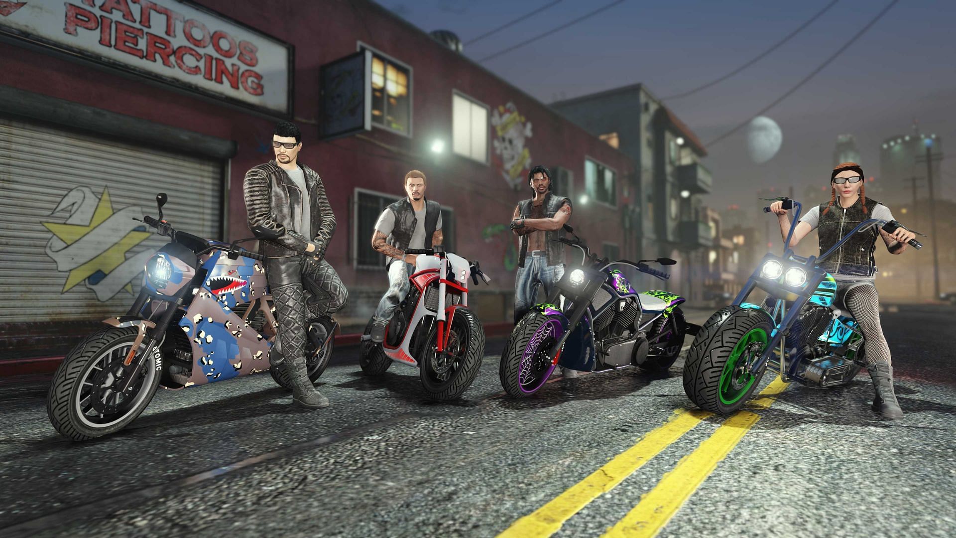 A promotional picture for the Biker Bonuses week in Los Santos (Image via Rockstar Games)