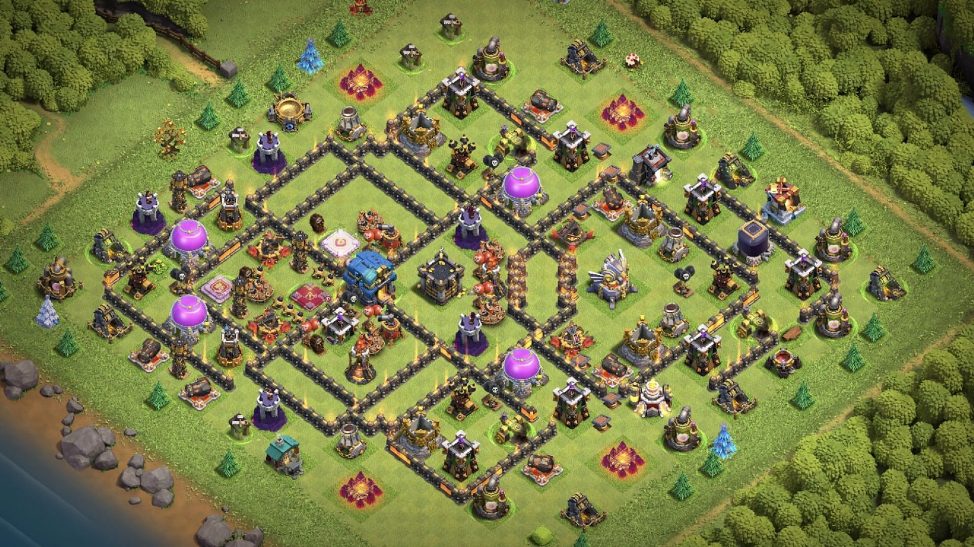 Anti 3-Stars &amp; Anti-Pekka base (Image via Supercell)