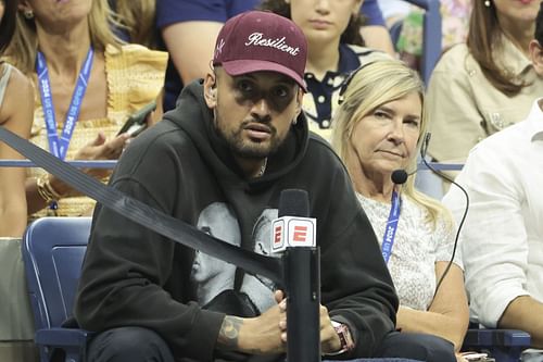 Nick Kyrgios at the 2024 US Open. (Image: Getty)