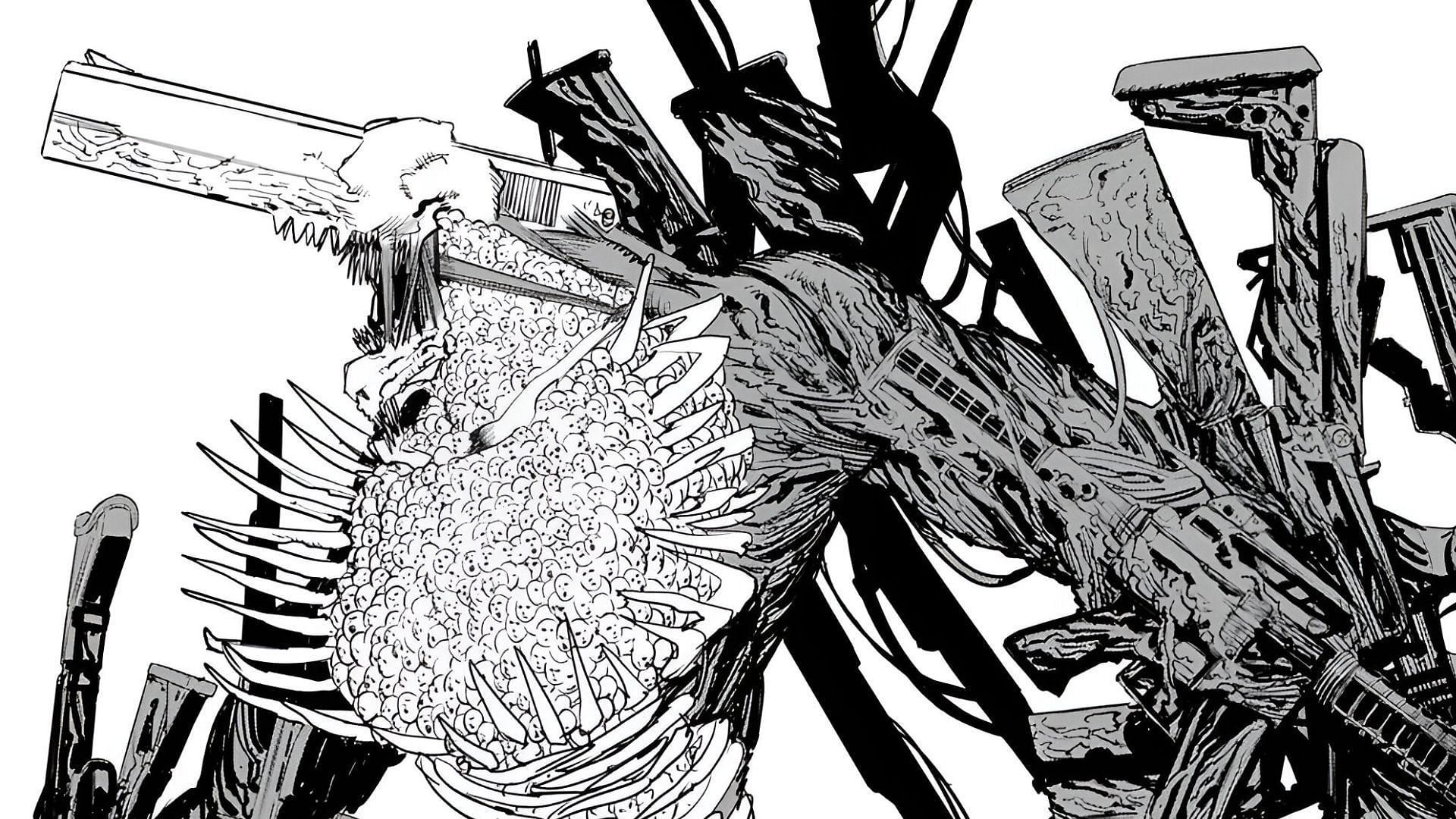 Gun Devil as seen in Chainsaw Man manga (Image via Shueisha)