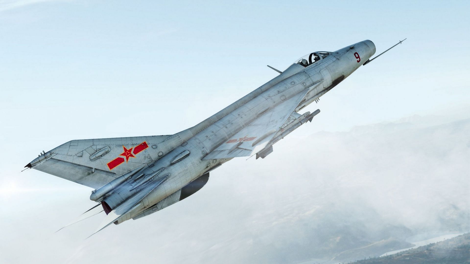 The Chinese J-7E in War Thunder (Image via Gaijin Entertainment)